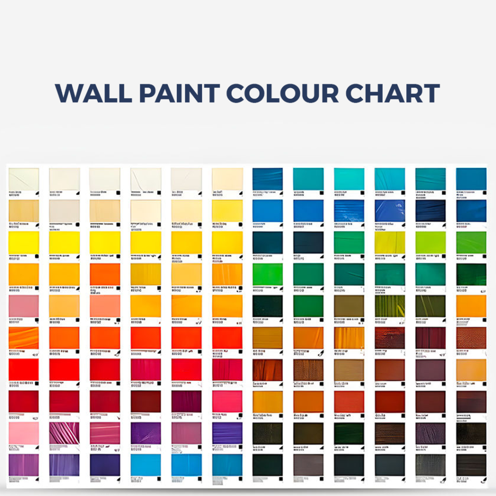 Walltek Paint Colour Chart