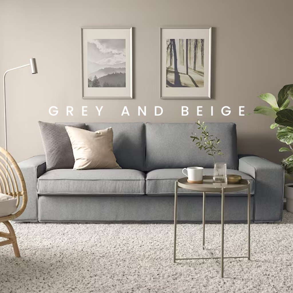 Grey and Beige - walltek paint